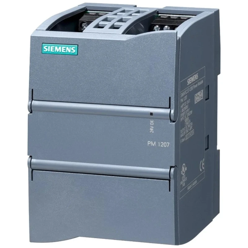 Siemens SIMATIC S7-1200 Switched Mode DIN Rail Power Supply 132V AC Input 24V DC 2.5A Output 60W 6EP1332-1SH71