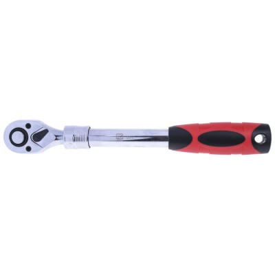 RS PRO 1/2 in Ratchet with Extendable Ratchet Handle, Chrome Vanadium Steel, Chrome Finish, 445mm Overall Length 668-5846