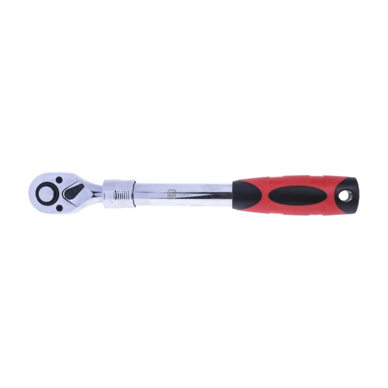 RS PRO 1/2 in Ratchet with Extendable Ratchet Handle, Chrome Vanadium Steel, Chrome Finish, 445mm Overall Length 668-5846