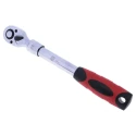 RS PRO 1/2 in Ratchet with Extendable Ratchet Handle, Chrome Vanadium Steel, Chrome Finish, 445mm Overall Length 668-5846