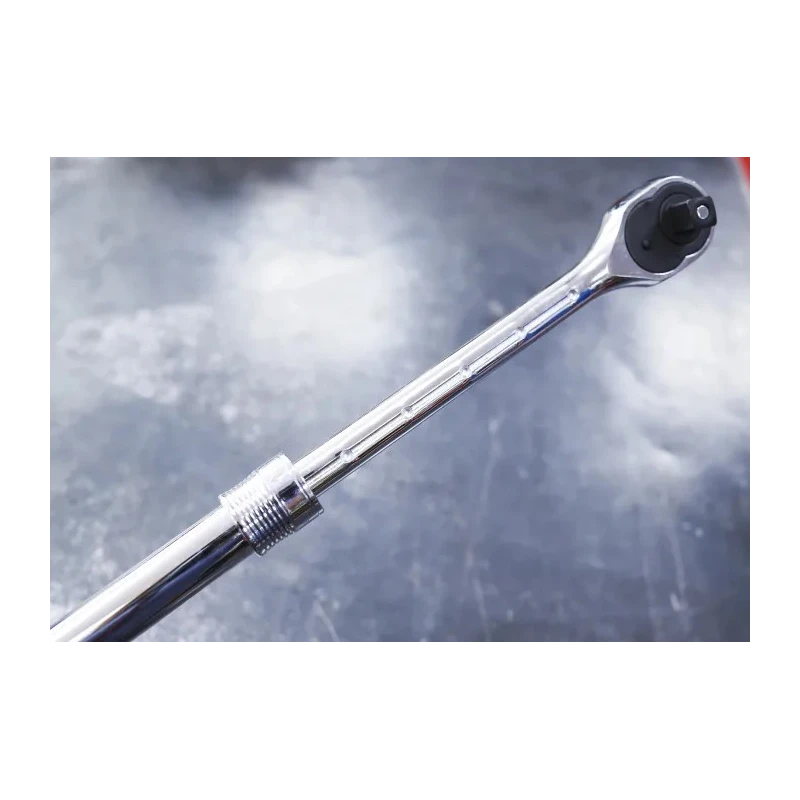 RS PRO 1/2 in Ratchet with Extendable Ratchet Handle, Chrome Vanadium Steel, Chrome Finish, 445mm Overall Length 668-5846