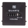 RS PRO 6 Digit Analogue Hour Meter, Panel Mount, 10 to 80 V DC, 50 Hz, Model 896-6898