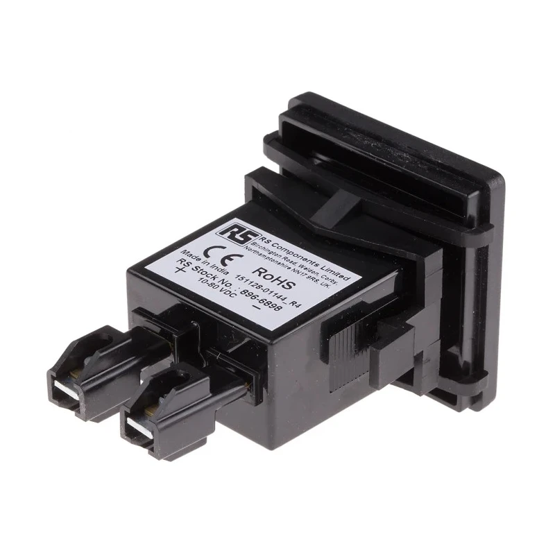 RS PRO 6 Digit Analogue Hour Meter, Panel Mount, 10 to 80 V DC, 50 Hz, Model 896-6898