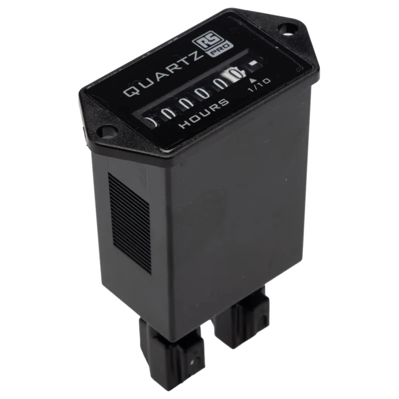 RS PRO 6 Digit Analogue Hour Meter Panel Mount 90 to 264 V AC, ±0.02% Accuracy 896-6927