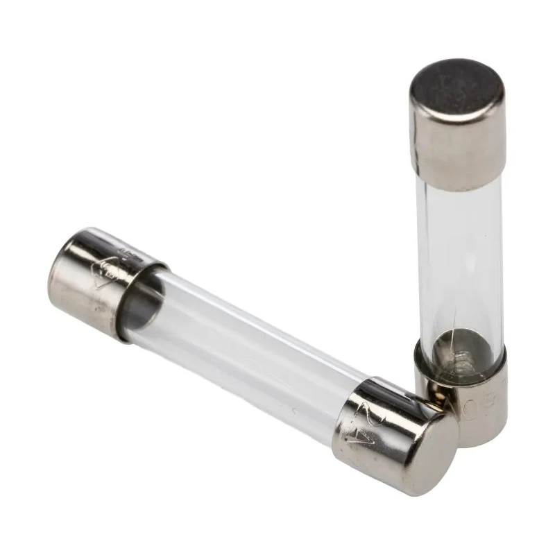 RS PRO 2A F Glass Cartridge Fuse 6.3 x 32 mm, Fast Acting, 250V AC 668-6035