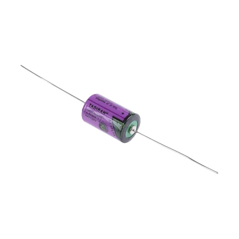 Tadiran Lithium Thionyl Chloride 3.6 V 1/2 AA Battery 1.2 Ah 14.7 mm SL350/P