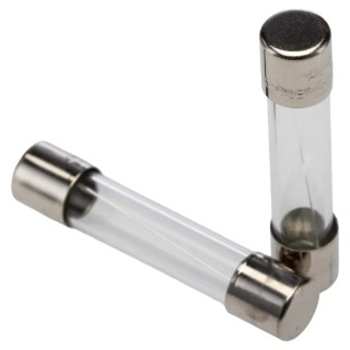 RS PRO 7A F Fast Acting Glass Cartridge Fuse 6.3 x 32 mm, 250V AC 668-6054