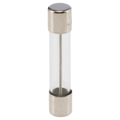 RS PRO 1A T Glass Cartridge Fuse 6.3 x 32 mm 250V AC Time Delay RS PRO 668-6067