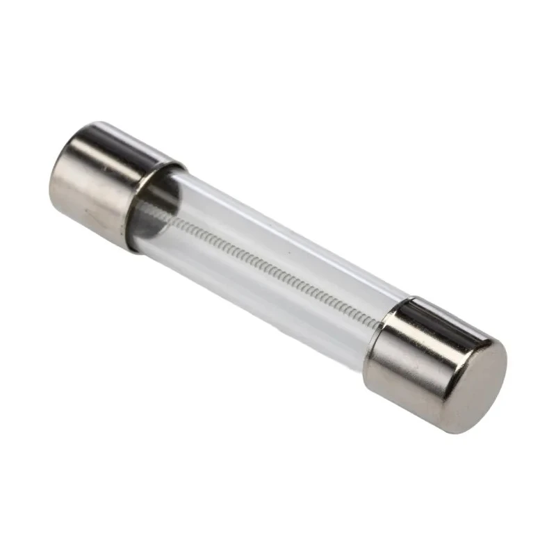 RS PRO 500mA T Glass Cartridge Fuse 6.3 x 32 mm, Time Delay, 250V AC, Low Breaking Capacity 668-6063
