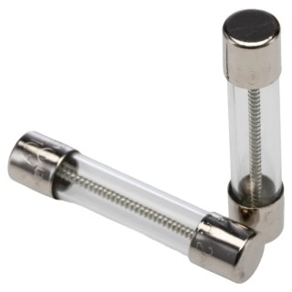 RS PRO 4A T Glass Cartridge Fuse, 6.3 x 32 mm, 250V ac, Time Delay, Glass Body 668-6085