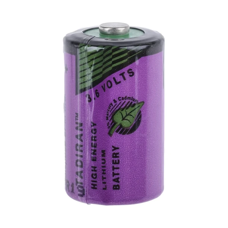Tadiran 3.6 V Lithium Thionyl Chloride 1/2 AA Battery 1.1 Ah Diameter 14.7 mm SL750/S
