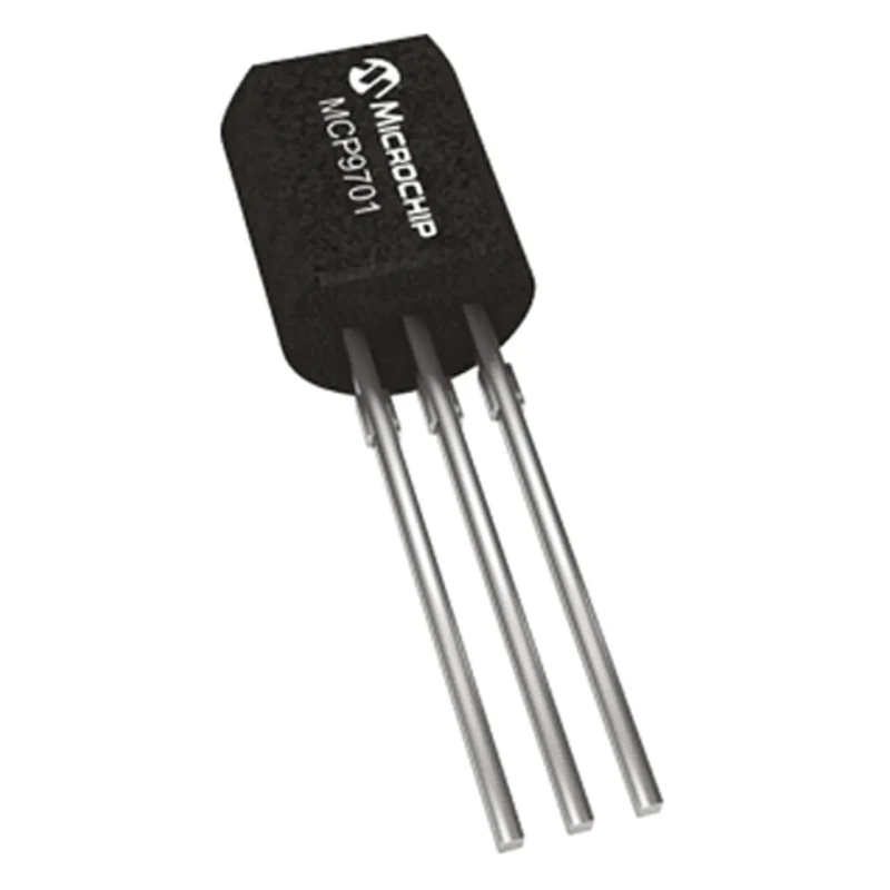 Microchip Voltage Output Temperature Sensor, Analogue, Through Hole Mount, 3-Pin TO-92, ±2°C Accuracy MCP9701
