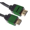 RS PRO 7.5 m High Speed HDMI Cable Male HDMI to Male HDMI 300V DC PVC Jacket Green 913-4880