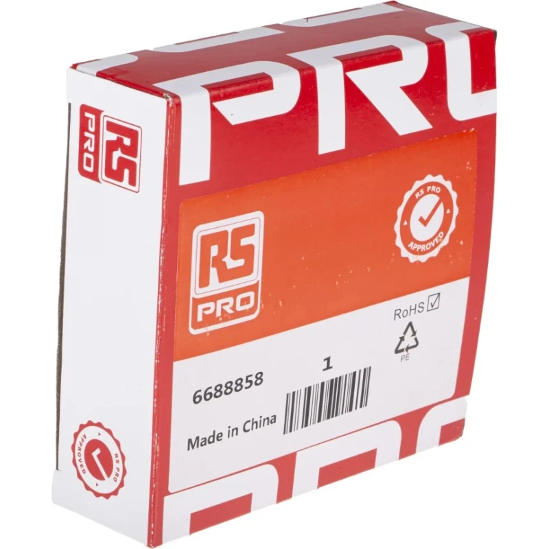 RS PRO Axial Fan, 24V DC, 5.8 W, 144.4 m³/h Air Flow, 240 mA, 120 mm x 120 mm x 25 mm Sleeve Bearing 2200 RPM 668-8858