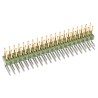 TE Connectivity AMPMODU MOD II Series Right Angle Through Hole Pin Header 40 Contacts 2.54 mm Pitch 2 Row 2-826634-0
