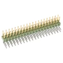 TE Connectivity AMPMODU MOD II Series Right Angle Through Hole Pin Header 40 Contacts 2.54 mm Pitch 2 Row 2-826634-0