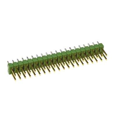 TE Connectivity AMPMODU MOD II Series Straight Through Hole Pin Header 40 Contacts 2.54 mm Pitch 2 Row Unshrouded 2-826632-0