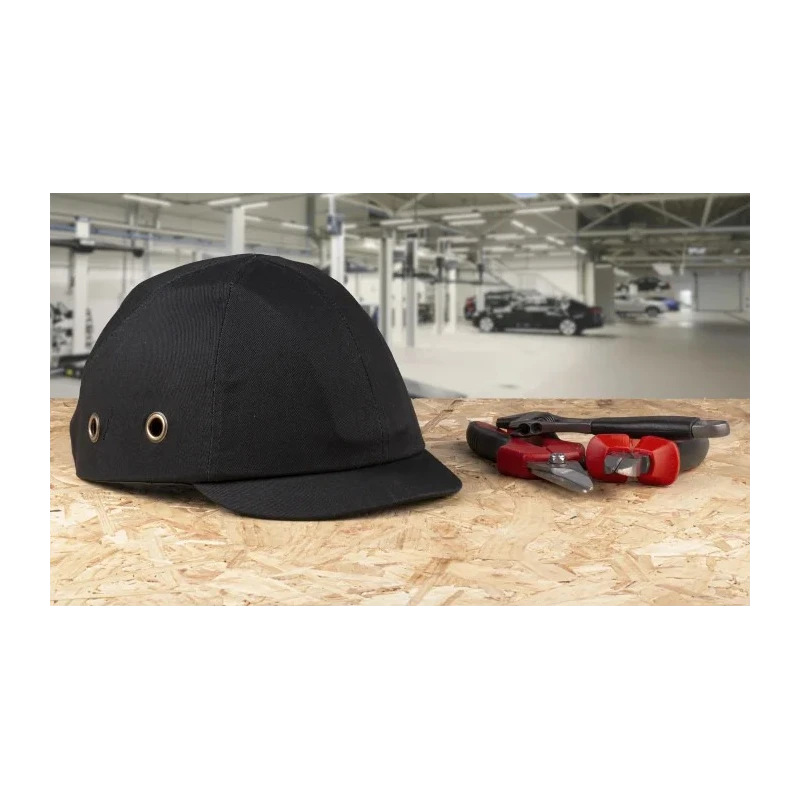 Portwest Black Micro Bump Cap Cotton 918-5680