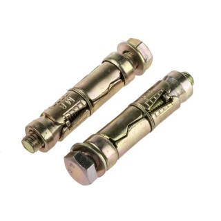 RS PRO Carbon Steel Shield Anchor Loose Bolt M8 x 50 mm Zinc Plated 14 mm Drill Diameter 908-6902