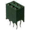 TE Connectivity AMPMODU Series Straight Through Hole PCB Socket, 6-Contact, 2 Row, 2.54 mm Pitch, Solder Termination HV100