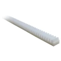 RS PRO 2 Polyoxymethylene Gear Rack, 250mm Long, 15.4mm Face Width 182-7960
