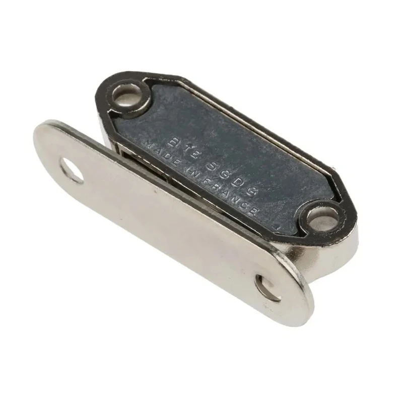 Pinet Nickel Plated Die Cast Zinc Magnetic Catch 49.4mm Length 16.4mm Width Model 16A3494