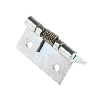 Pinet Zinc Plated Steel Spring Hinge with Spring Loaded Pin, 50 mm x 50 mm x 2 mm 71A3519