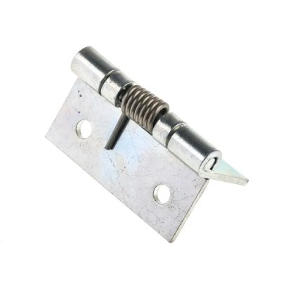 Pinet Zinc Plated Steel Spring Hinge with Spring Loaded Pin, 50 mm x 50 mm x 2 mm 71A3519