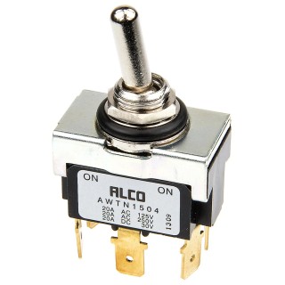 TE Connectivity Toggle Switch Panel Mount On-On DPDT Tab Terminal 30 V dc AWTN1504