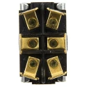 TE Connectivity Toggle Switch Panel Mount On-On DPDT Tab Terminal 30 V dc AWTN1504