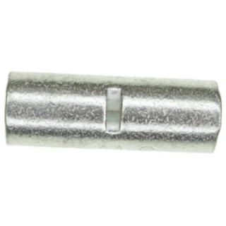 TE Connectivity Uninsulated Grey Solistrand Butt Wire Splice Connector Copper Tin Plating 6 AWG 25.78mm 34322