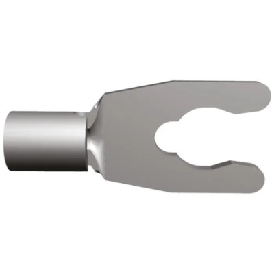 TE Connectivity Uninsulated Fork Terminal 22 AWG to 16 AWG, 6.35 mm Width, M3.5 Stud Size 53120-1
