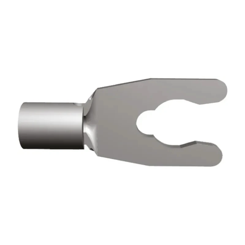 TE Connectivity Uninsulated Fork Terminal 22 AWG to 16 AWG, 6.35 mm Width, M3.5 Stud Size 53120-1