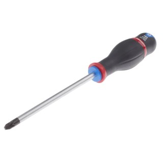 Facom Pozidriv Screwdriver PZ3 Tip 150 mm Blade, 275 mm Overall ATD3X150