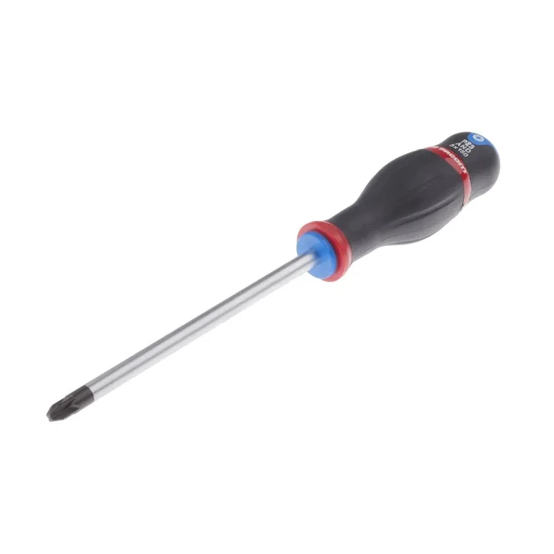 Facom Pozidriv Screwdriver PZ3 Tip 150 mm Blade, 275 mm Overall ATD3X150