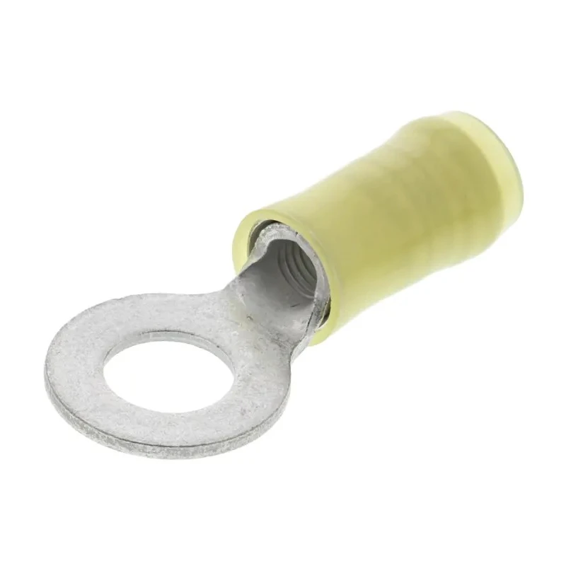 TE Connectivity PIDG Insulated Ring Terminal M6 Stud Size 12 AWG 10 AWG Wire Size Yellow 35273