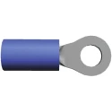 RS PRO PIDG Insulated Ring Terminal Blue Nylon M3.5 Stud Size 16 AWG 14 AWG 326882