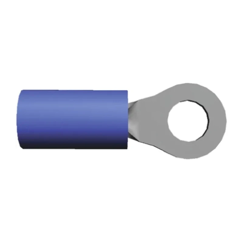 RS PRO PIDG Insulated Ring Terminal Blue Nylon M3.5 Stud Size 16 AWG 14 AWG 326882