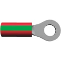 TE Connectivity PIDG Insulated Ring Terminal M4 Stud Size 22 AWG to 16 AWG Wire Size Red 1-320551-2