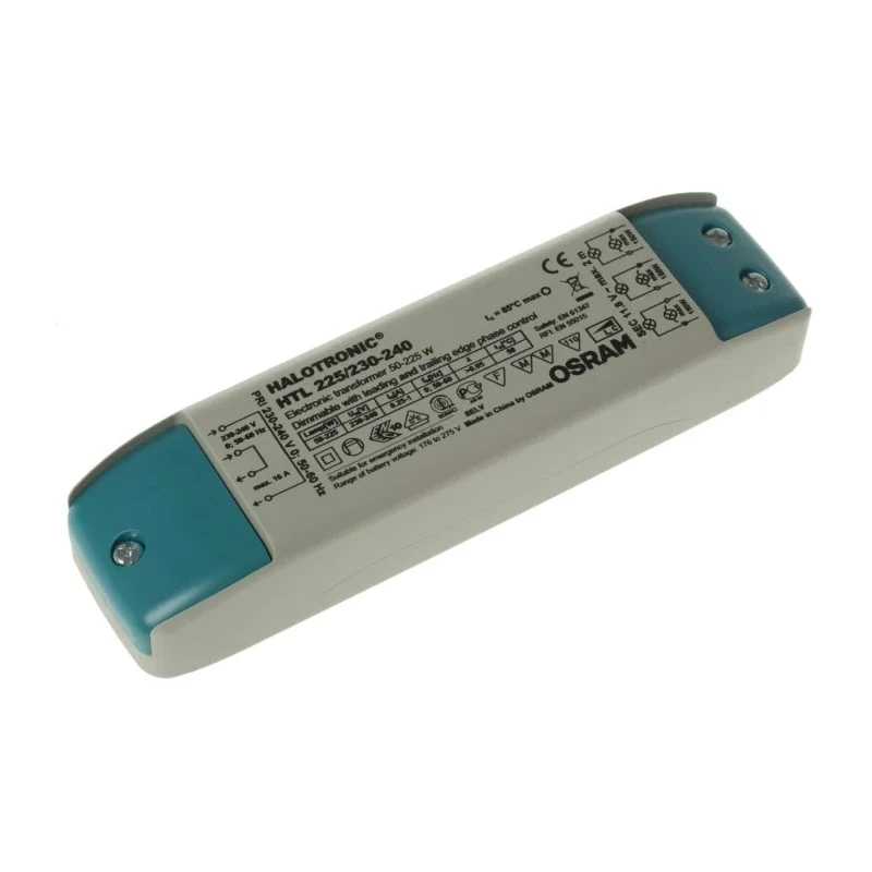 Osram Light Transformer 105W, 230/240 V AC Primary, 11.3 V AC Secondary, Surface Mount, Dimmable HTL Series 4008321927026