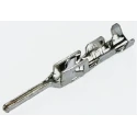 TE Connectivity Mini-Universal MATE-N-LOK Series Male Crimp Terminal 3A Current 30-26 AWG 17.07mm Length 794059-1
