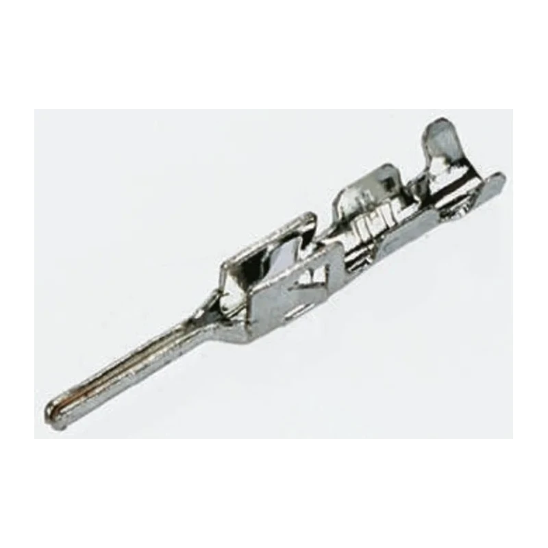 TE Connectivity Mini-Universal MATE-N-LOK Series Male Crimp Terminal 3A Current 30-26 AWG 17.07mm Length 794059-1