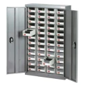 RS PRO Steel Cabinet 48 Steel Drawer Storage Cabinet 937 mm x 586 mm x 222 mm Grey 669-3790