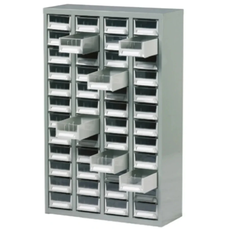 RS PRO Steel Cabinet 48 Steel Drawer Storage Cabinet 937 mm x 586 mm x 222 mm Grey 669-3790