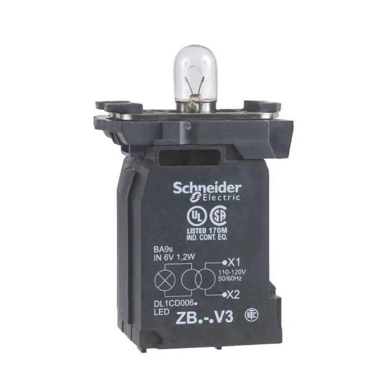 Schneider Electric Pilot Light Head Panel Mount Harmony XB5 Series ZB5AV4