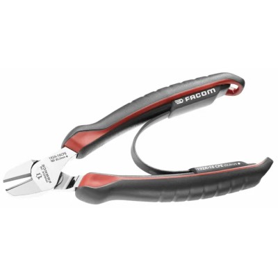 Facom Flush Cable Cutter 190mm Overall Length Alloy Steel Jaw Bi-Material Grip 192A.18CPE