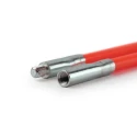 CK Cable Rod Kit 10 Fibreglass Composite Rods, 1 Adapter 5 mm, 1 Cable Hook, 1 Coiled Steel Flexi Lead 190 mm T5410