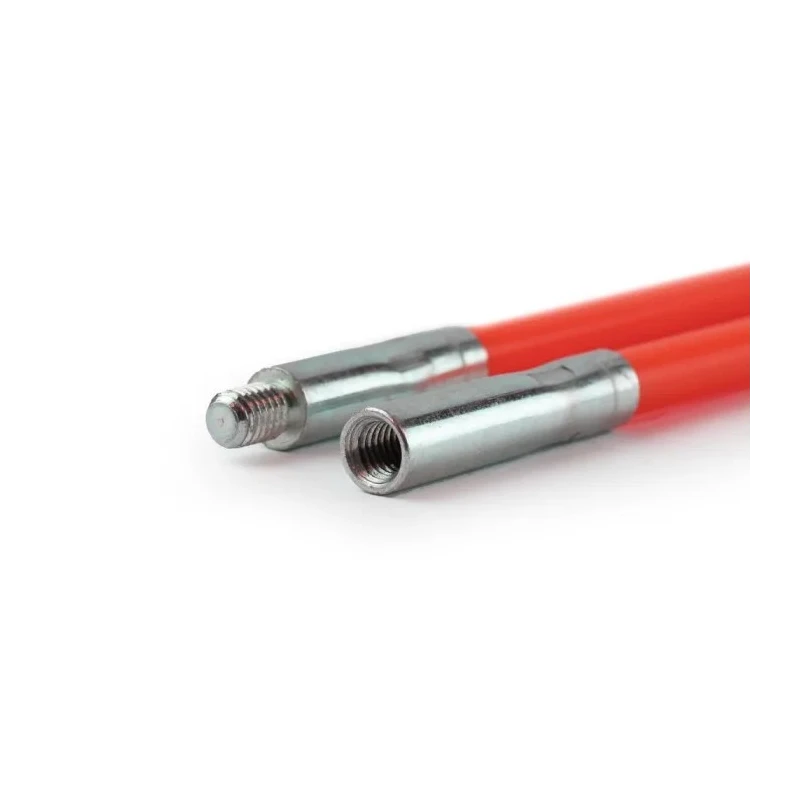 CK Cable Rod Kit 10 Fibreglass Composite Rods, 1 Adapter 5 mm, 1 Cable Hook, 1 Coiled Steel Flexi Lead 190 mm T5410