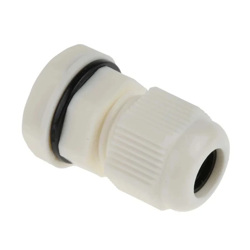 RS PRO White Polyamide 66 Cable Gland M12 Thread 3 mm Min, 6.5 mm Max, IP68 669-4642
