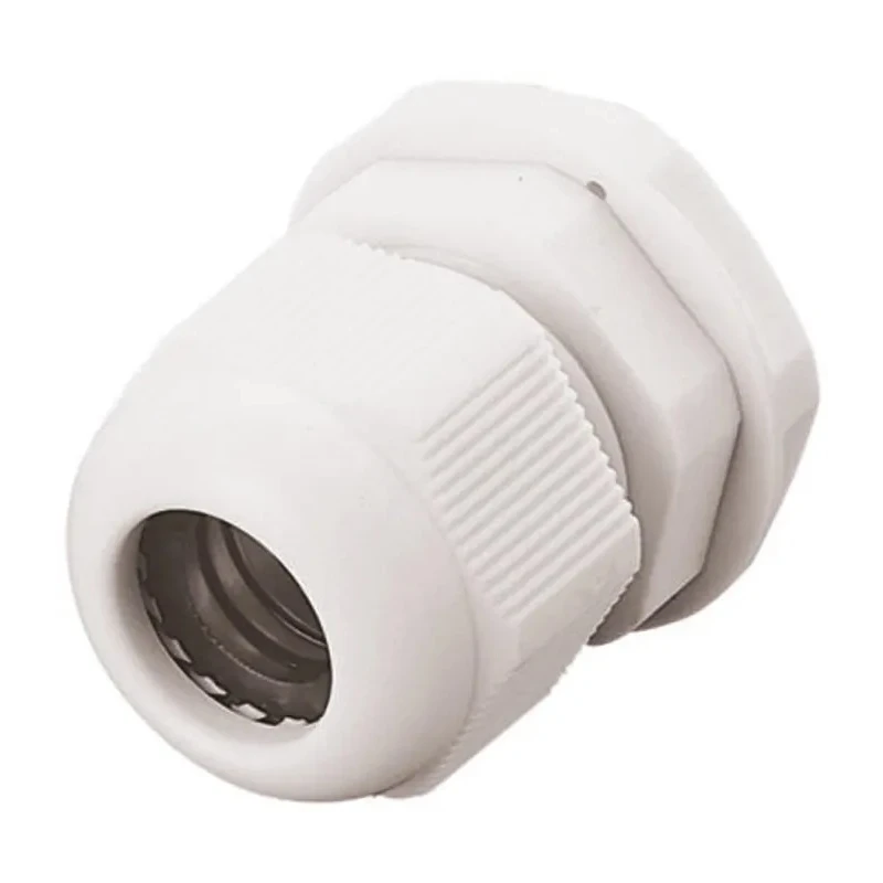 RS PRO White Polyamide 66 Cable Gland M12 Thread 3 mm Min, 6.5 mm Max, IP68 669-4642